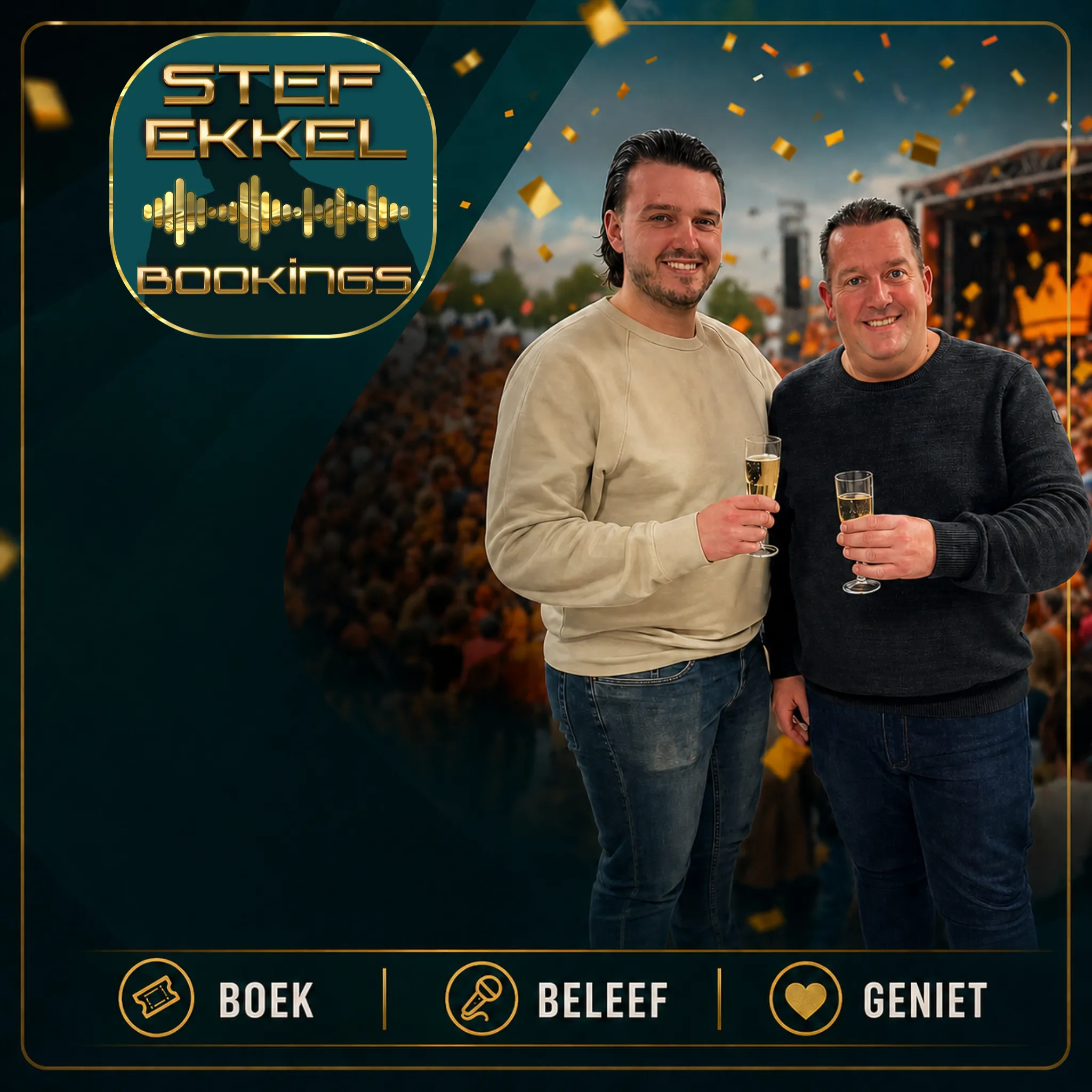 Over Stef Ekkel Bookings